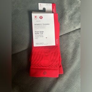 lululemon athletica Women’s Red Training Socks